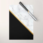 Marble, Stone, Color Block, Minimalist Art Wrapping Paper Gallery Image 1