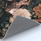 SKULL AND FLOWERS II Rug Gallery Image 4
