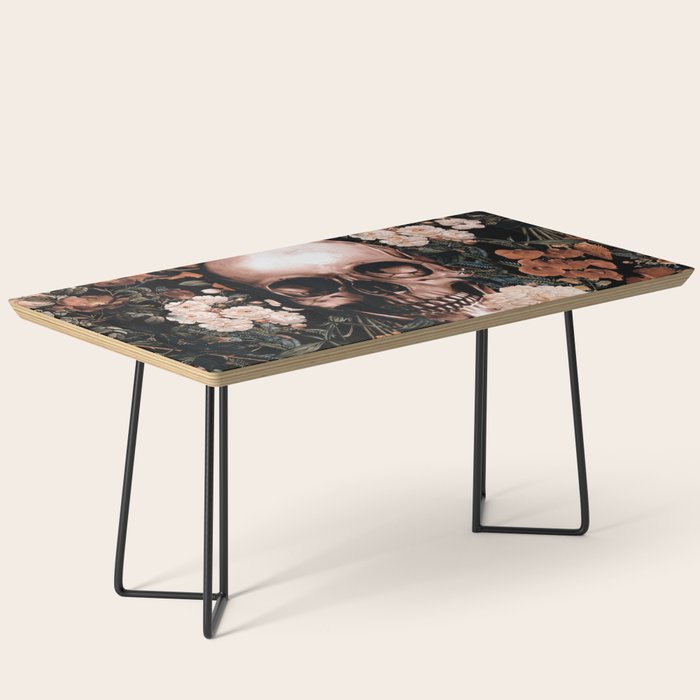 SKULL AND FLOWERS II Coffee Table Gallery Image 1