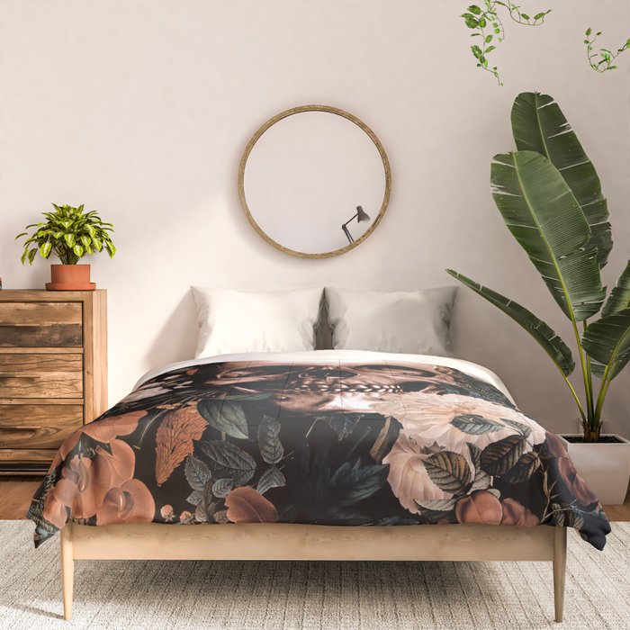 SKULL AND FLOWERS II Comforter Gallery Image 3