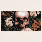 SKULL AND FLOWERS II Desk Mat Gallery Image 3