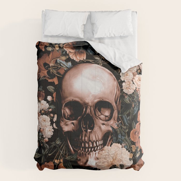 SKULL AND FLOWERS II Comforter Gallery Image 6