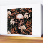SKULL AND FLOWERS II Wall Mural Gallery Image 2