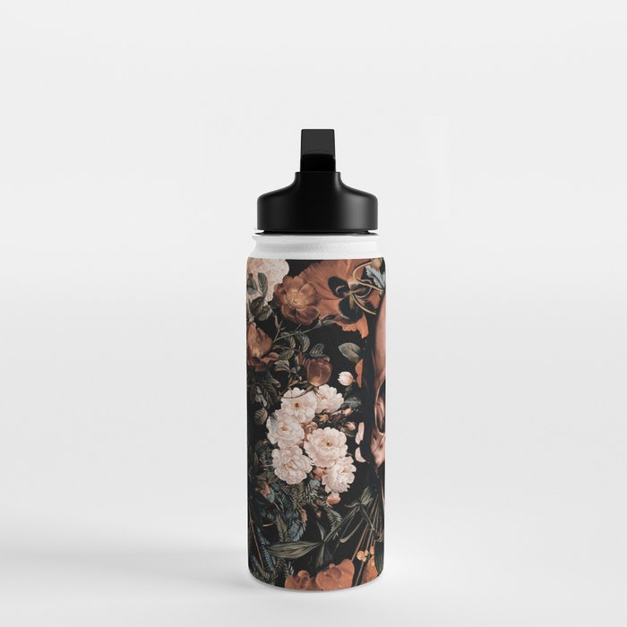SKULL AND FLOWERS II Water Bottle Gallery Image 3