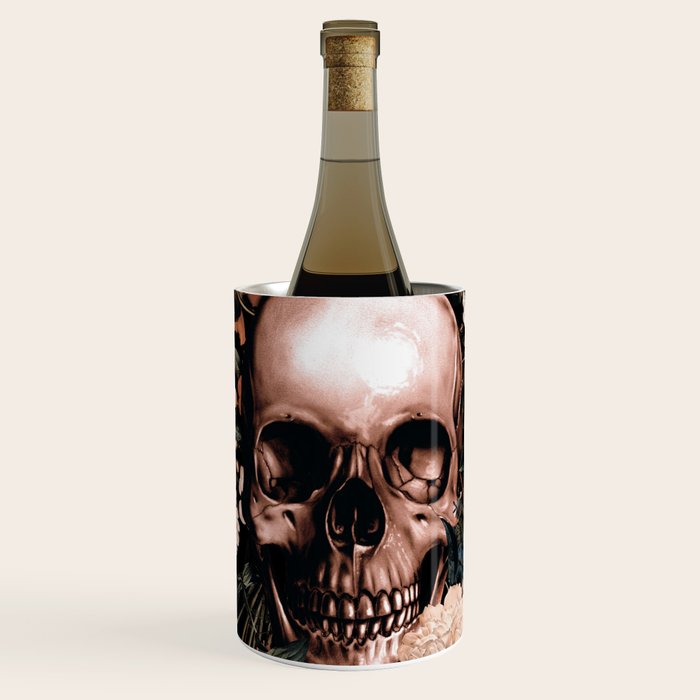 SKULL AND FLOWERS II Wine Chiller Gallery Image 1