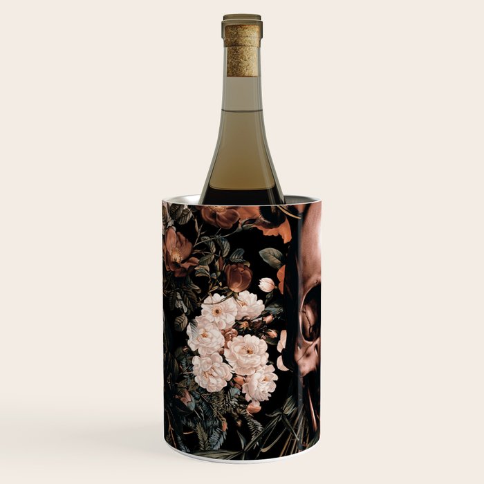 SKULL AND FLOWERS II Wine Chiller Gallery Image 2