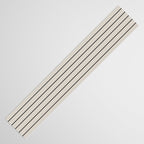 Minimal Arch LVII Vintage Creme and Black Modern Geometric Lines Table Runner Gallery Image 3