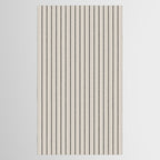 Minimal Arch LVII Vintage Creme and Black Modern Geometric Lines Tablecloth Gallery Image 2