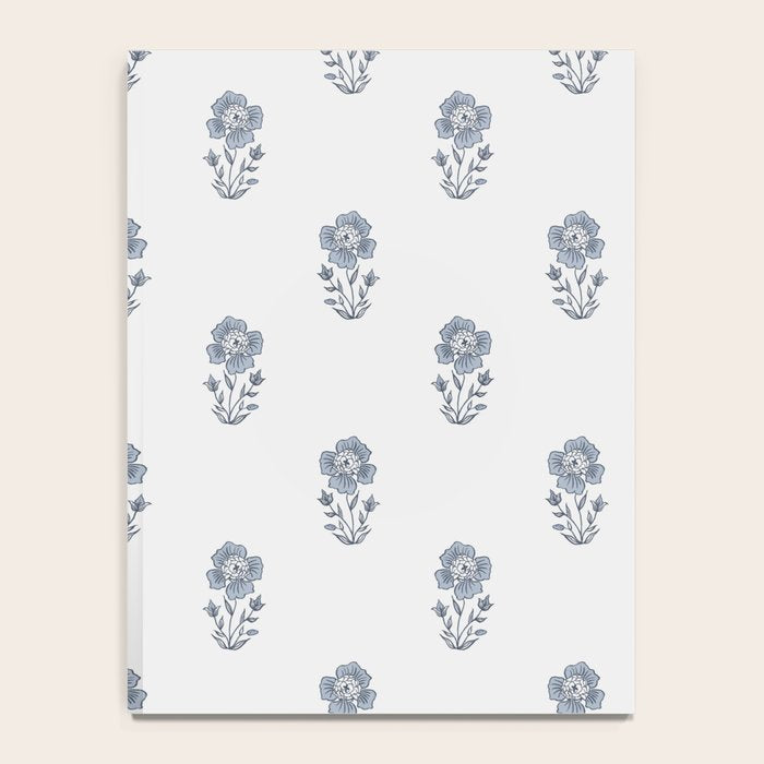 Hydrangea Block Print Notebook Gallery Image 4