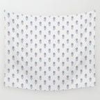 Hydrangea Block Print Wall Tapestry Gallery Image 4