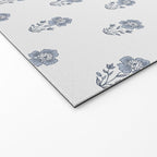 Hydrangea Block Print Welcome Mat Gallery Image 2