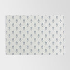 Hydrangea Block Print Rug Gallery Image 2