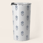Hydrangea Block Print Travel Mug Gallery Image 3