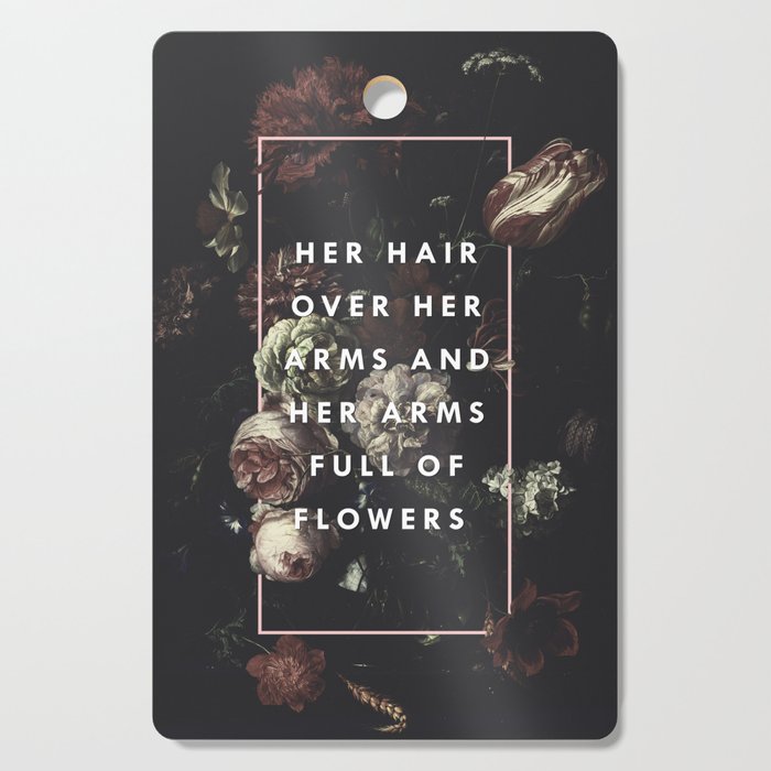 Arms Full Of Flowers Cutting Board Gallery Image 1
