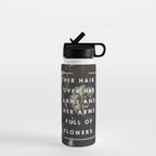 Arms Full Of Flowers Water Bottle Gallery Image 1