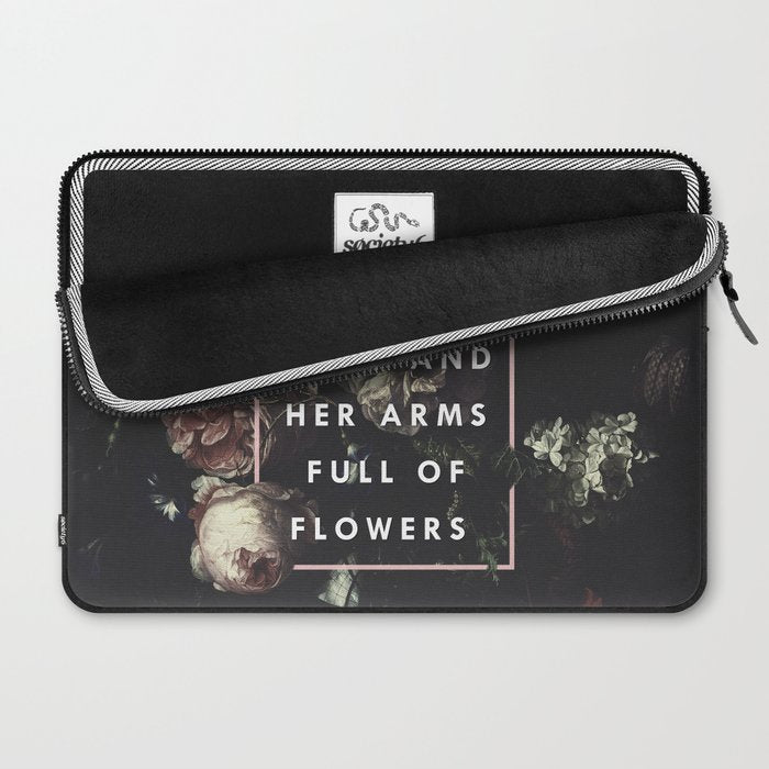 Arms Full Of Flowers Laptop Sleeve Gallery Image 2