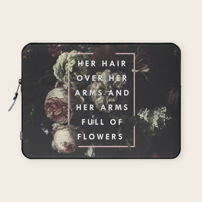 Arms Full Of Flowers Laptop Sleeve Gallery Image 1