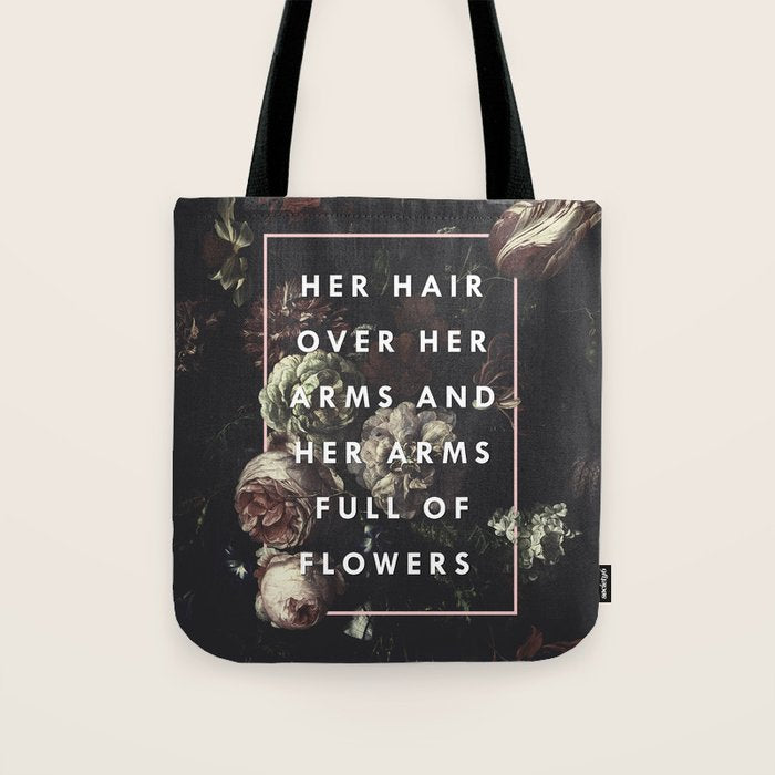 Arms Full Of Flowers Tote Bag Gallery Image 1