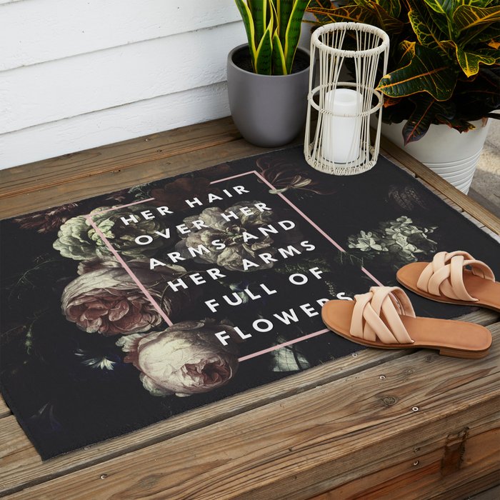 Arms Full Of Flowers Outdoor Rug Gallery Image 2