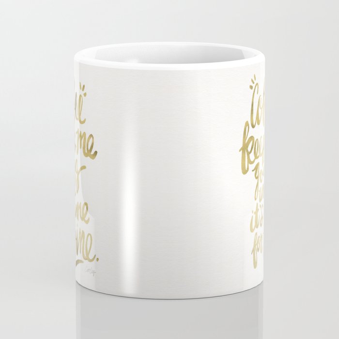 Coffee & Wine - Gold Coffee Mug Gallery Image 4