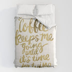 Coffee & Wine - Gold Comforter Gallery Image 6