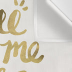 Coffee & Wine - Gold Wall Tapestry Gallery Image 3