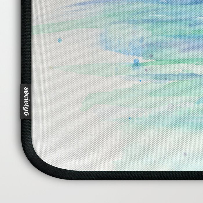 Dolphin Watercolor Sea Creature Animal Laptop Sleeve Gallery Image 3