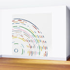 Rainbow Part Disc Wall Mural Gallery Image 2