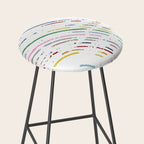 Rainbow Part Disc Stool Gallery Image 2