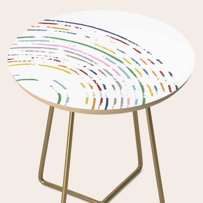 Rainbow Part Disc Side Table Gallery Image 2