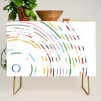 Rainbow Part Disc Credenza Gallery Image 1