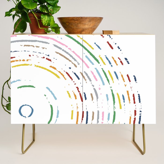 Rainbow Part Disc Credenza Gallery Image 1