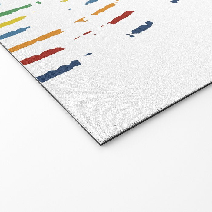 Rainbow Part Disc Welcome Mat Gallery Image 2