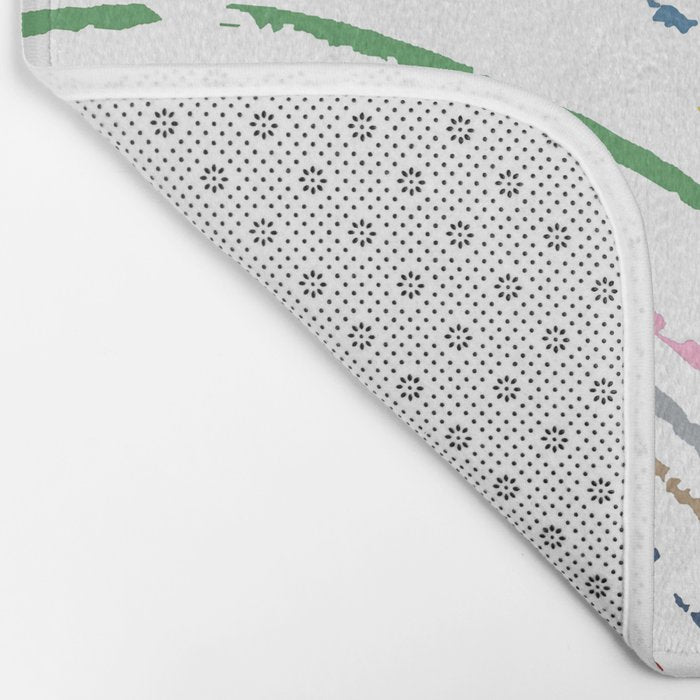 Rainbow Part Disc Bath Mat Gallery Image 2