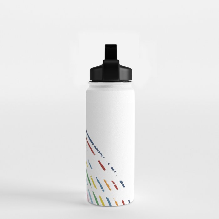 Rainbow Part Disc Water Bottle Gallery Image 2