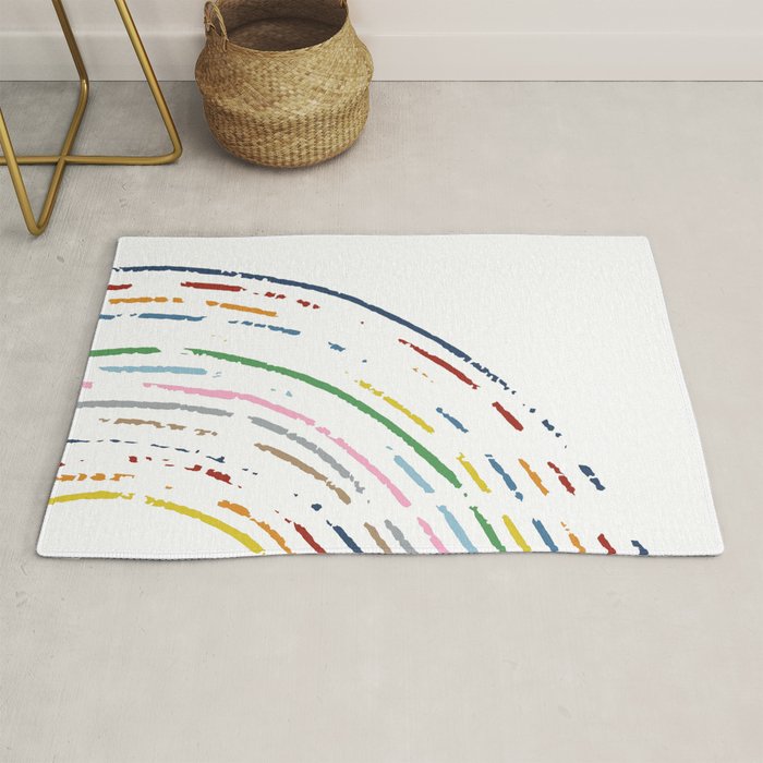 Rainbow Part Disc Rug Gallery Image 1