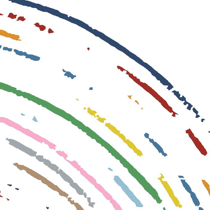 Rainbow Part Disc Coffee Mug Gallery Image 2