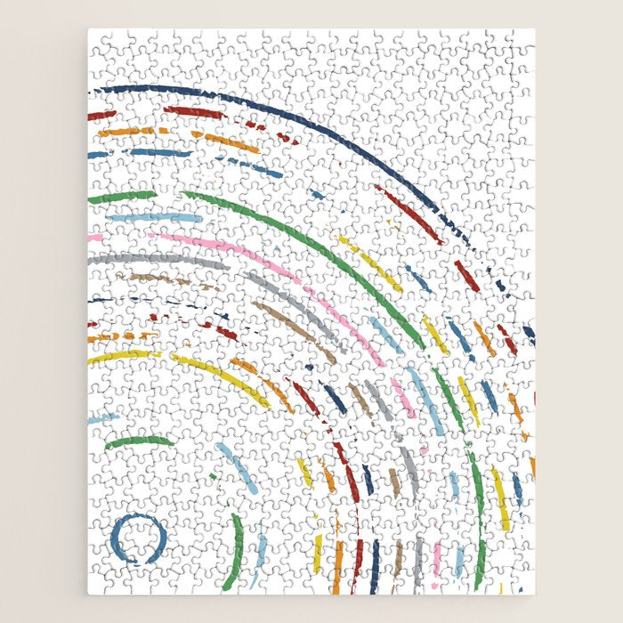 Rainbow Part Disc Jigsaw Puzzle Gallery Image 1