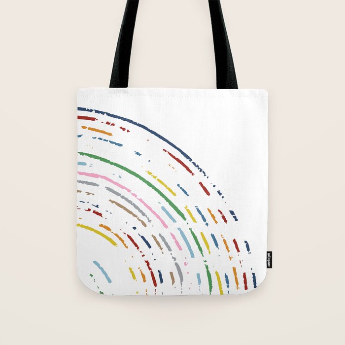 Rainbow Part Disc Tote Bag Gallery Image 1