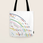 Rainbow Part Disc Tote Bag Gallery Image 1