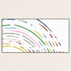 Rainbow Part Disc Desk Mat Gallery Image 3