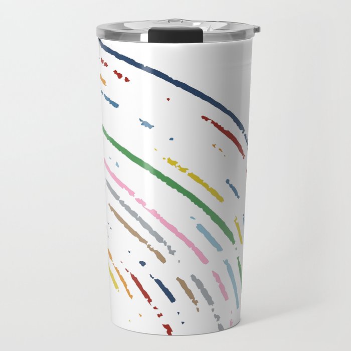 Rainbow Part Disc Travel Mug Gallery Image 1