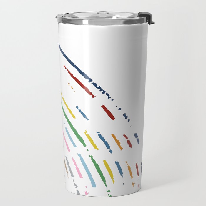 Rainbow Part Disc Travel Mug Gallery Image 2