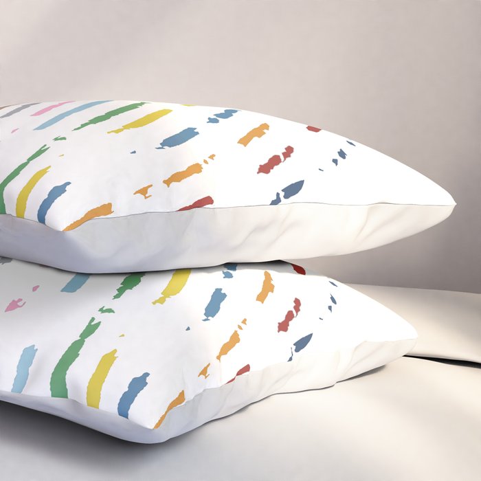 Rainbow Part Disc Pillow Sham Gallery Image 3