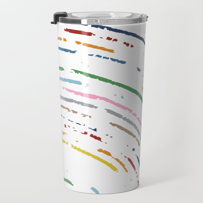 Rainbow Part Disc Travel Mug Gallery Image 3