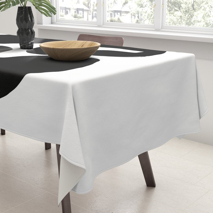 Ink Pond White Background Tablecloth Gallery Image 3
