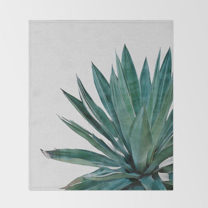 Agave Cactus Throw Blanket Gallery Image 2