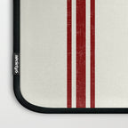 Vintage Country French Grainsack Red Stripes Creme Background Laptop Sleeve Gallery Image 3