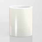 Vintage Country French Grainsack Red Stripes Creme Background Coffee Mug Gallery Image 4