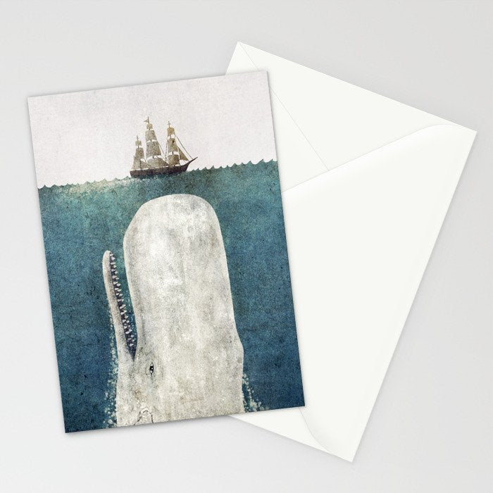 The White Whale Stationery Card Gallery Image 2